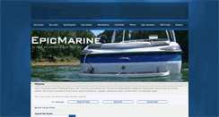 Desktop Screenshot of epicmarine.com
